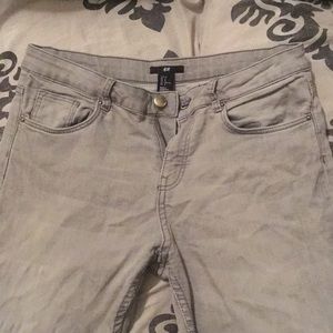 H&M light grey jeans